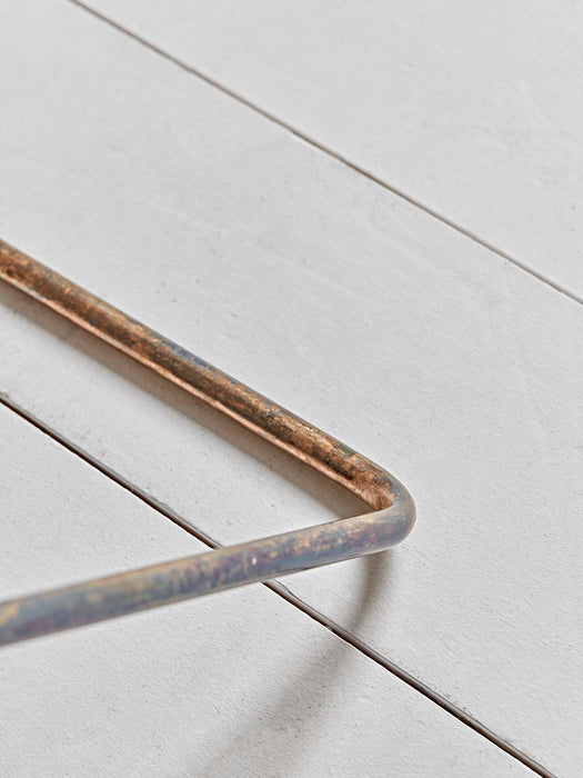 Leather Sling Stool - Tan