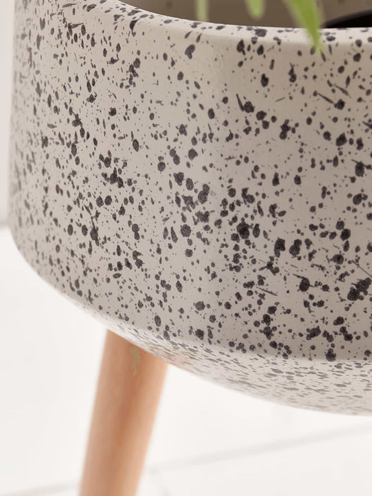 Speckled Standing Planter