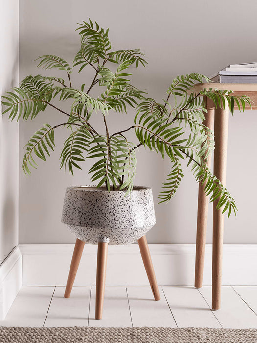 Speckled Standing Planter