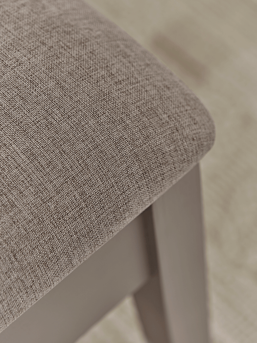 Camille Dressing Table Stool - Grey