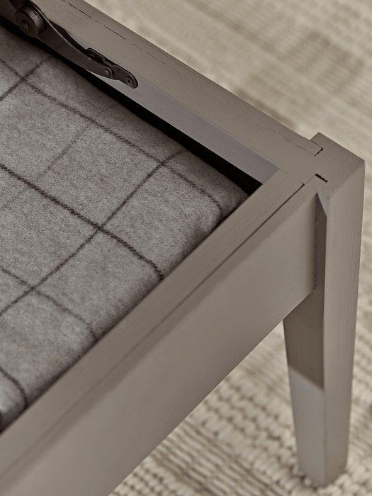 Camille Dressing Table Stool - Grey