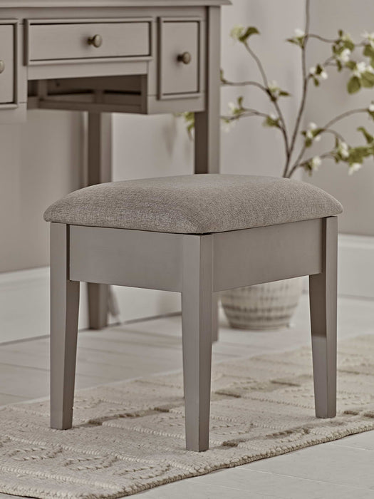 Camille Dressing Table Stool - Grey
