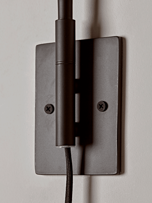 Swing Arm Wall Lamp - Black