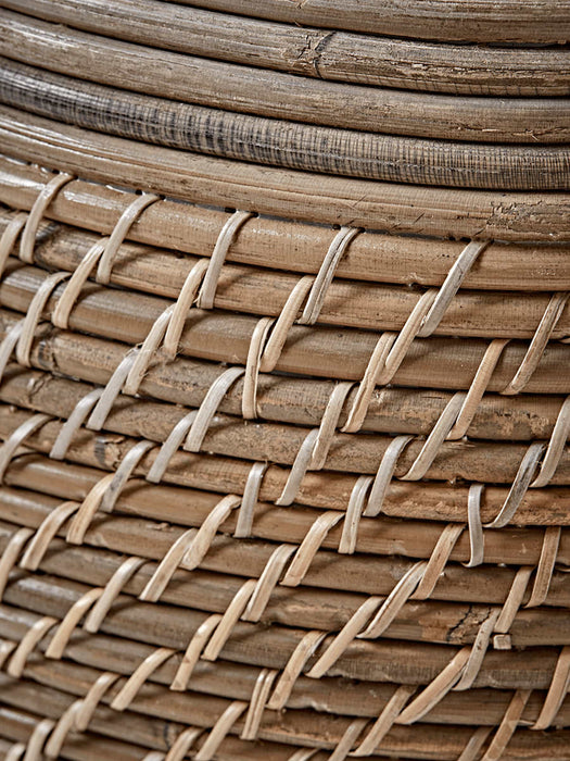 Tapered Round Rattan Planter