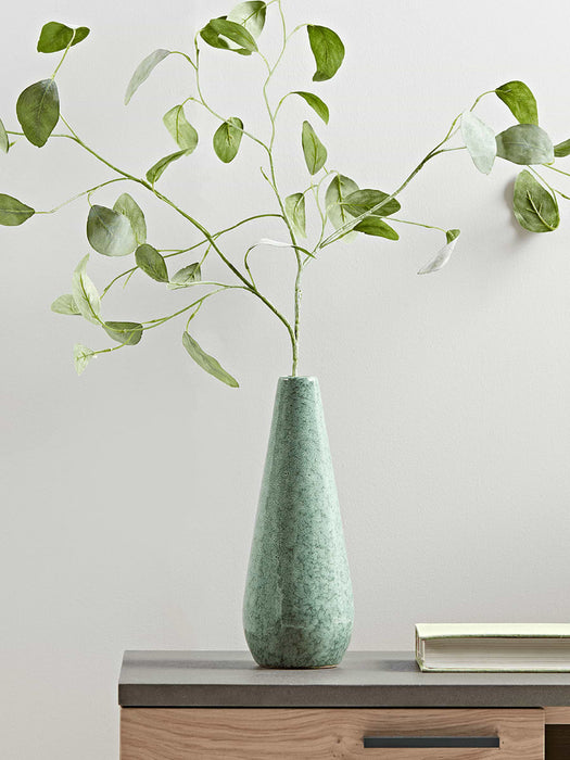 Tapered Green Vase