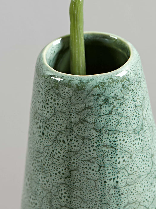 Tapered Green Vase