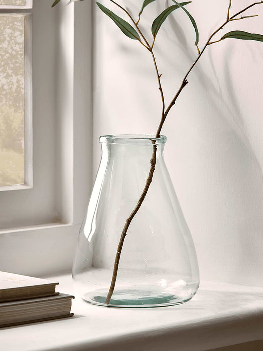 Recycled Glass Tapered Vase - Small