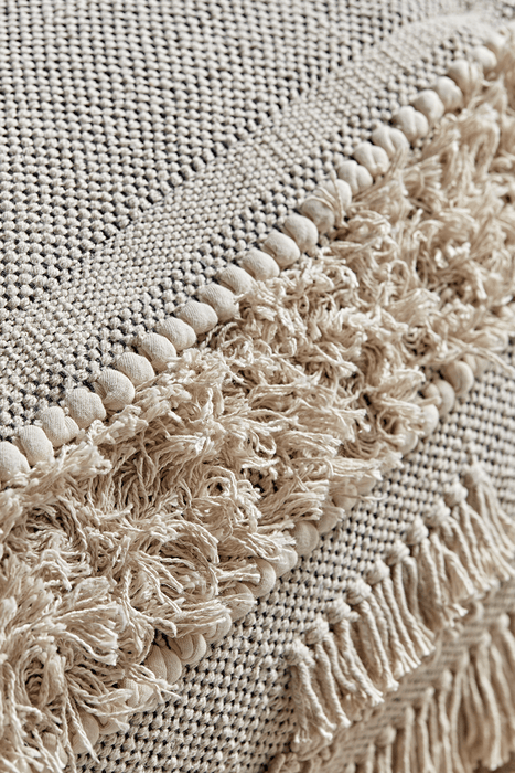 Tasselled Pouffe