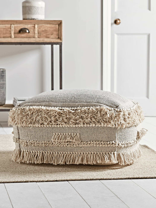 Tasselled Pouffe