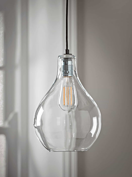 Teardrop Pendant - Clear