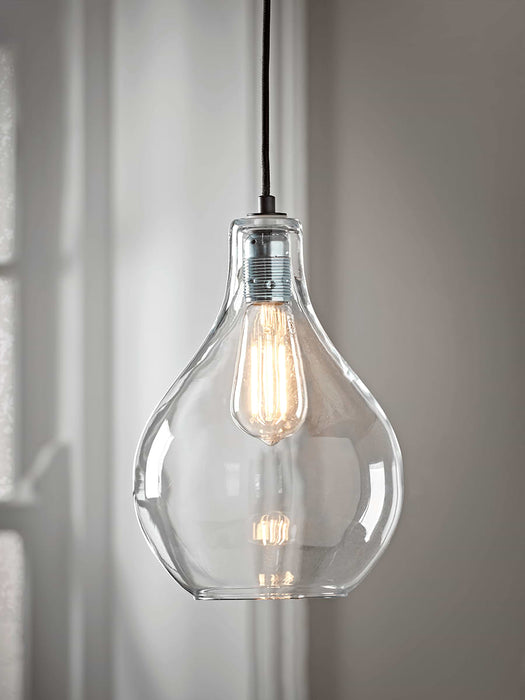 Teardrop Pendant - Clear