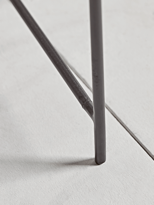 Monochrome Terrazzo Side Table