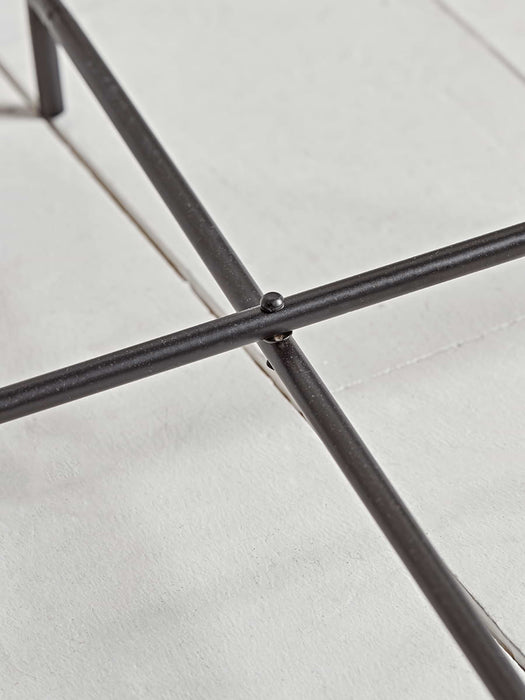 Monochrome Terrazzo Side Table