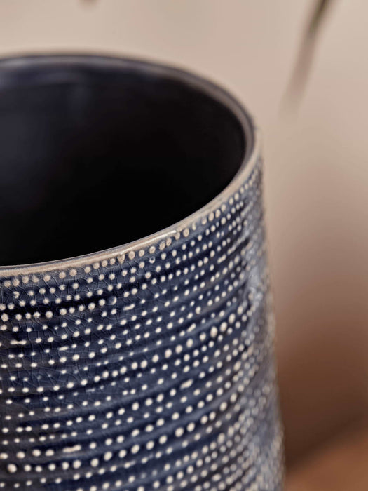 Textured Dot Glaze Vase