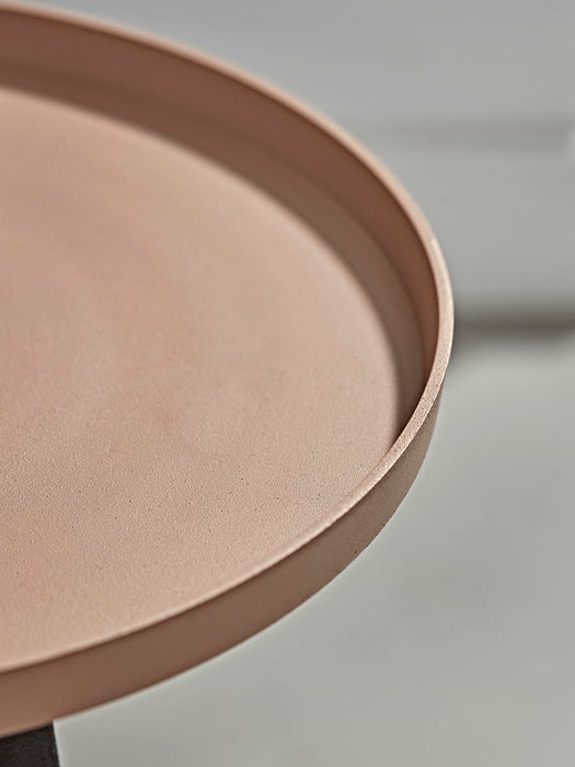 Metal Side Table - Blush