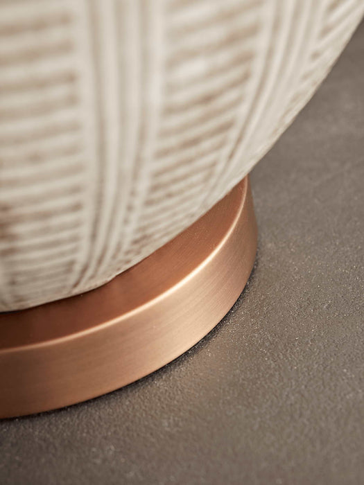 Textured Ceramic Table Lamp