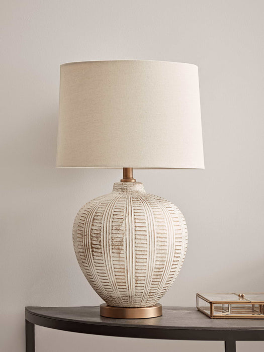 Textured Ceramic Table Lamp