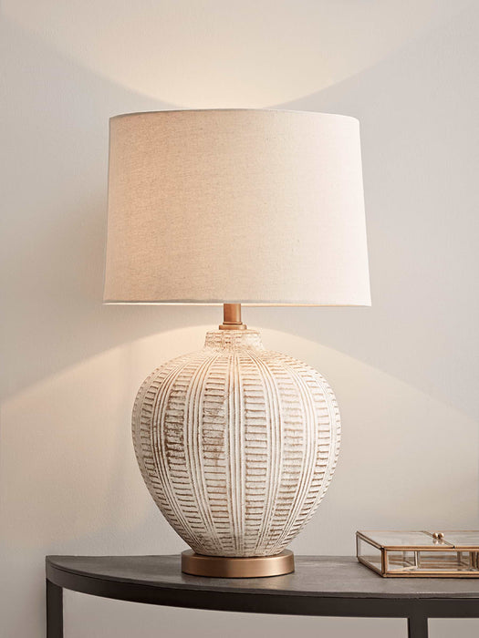 Textured Ceramic Table Lamp