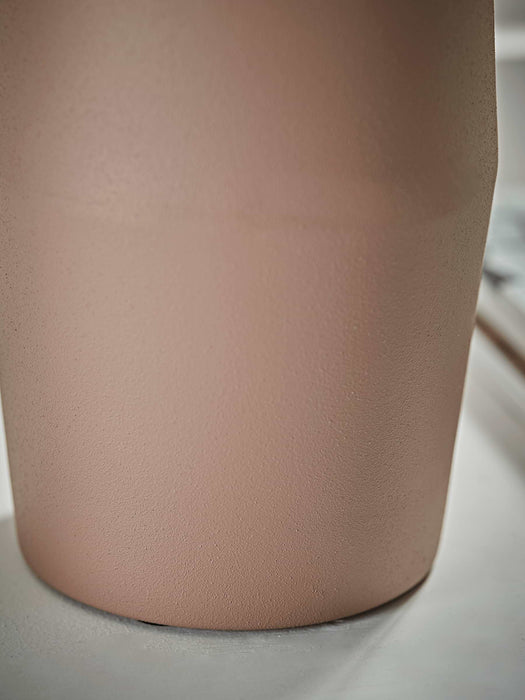 Textured Tall Vase - Blush