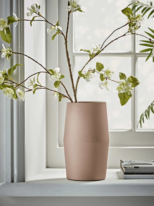 Textured Tall Vase - Blush