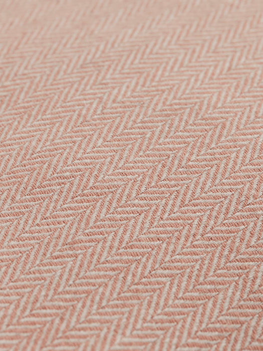 Herringbone Wool Dog Bed - Blush