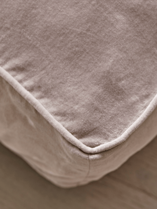 Velvet Floor Cushion - Blush