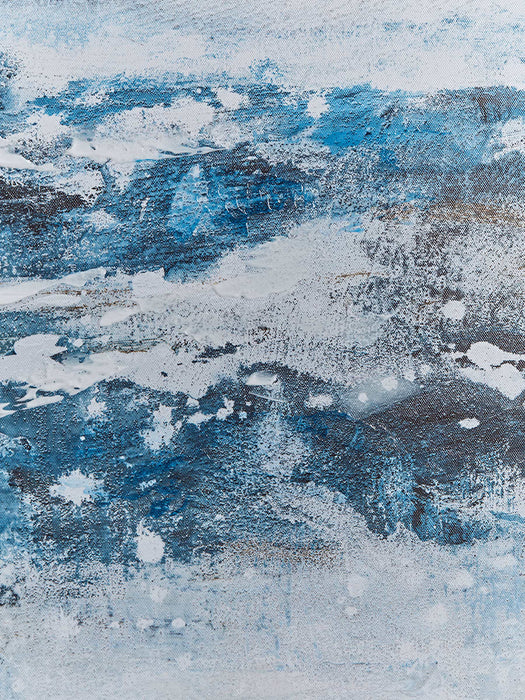 Waves Abstract Canvas