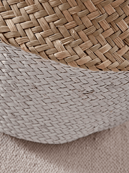 Dipped Basket - White