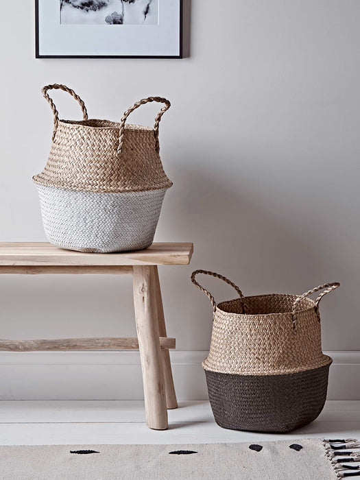 Dipped Basket - White