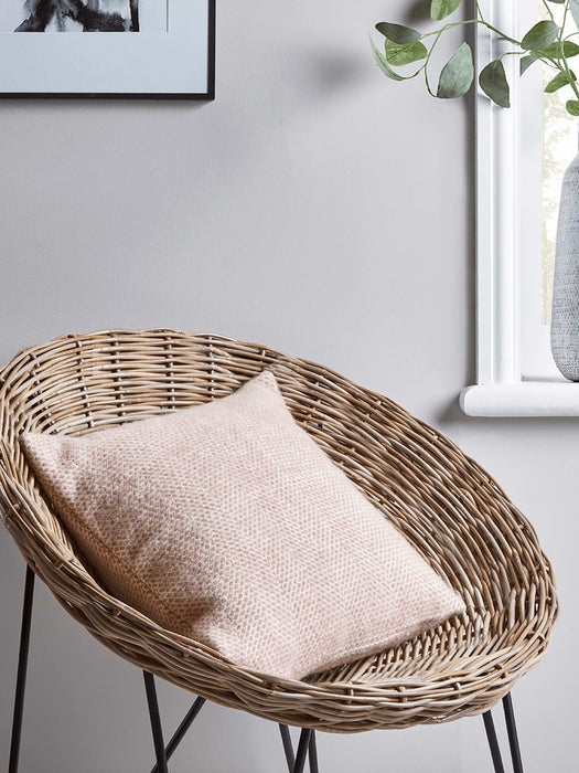 Soft Wool Cushion - Blush