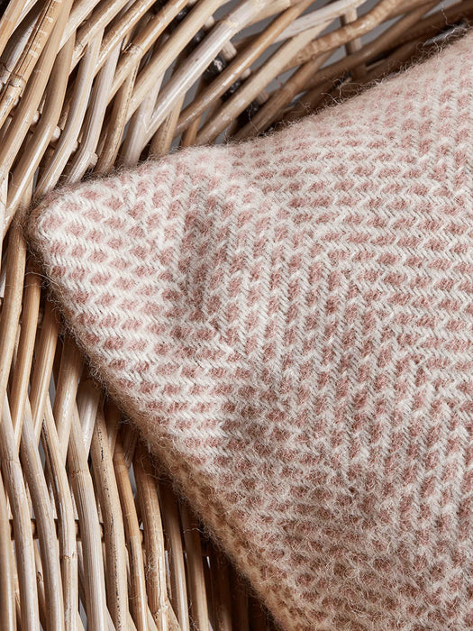 Soft Wool Cushion - Blush