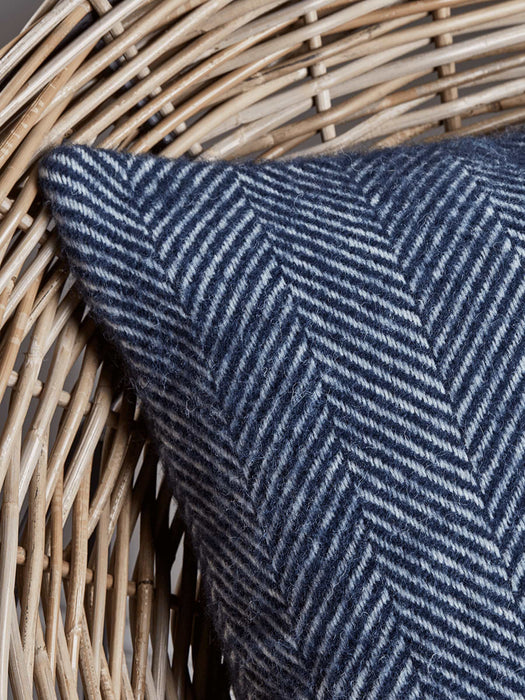 Soft Wool Cushion - Navy