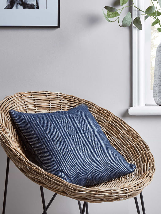 Soft Wool Cushion - Navy