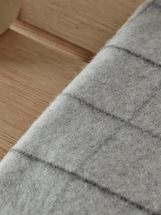 Luxury Merino Checked Throw