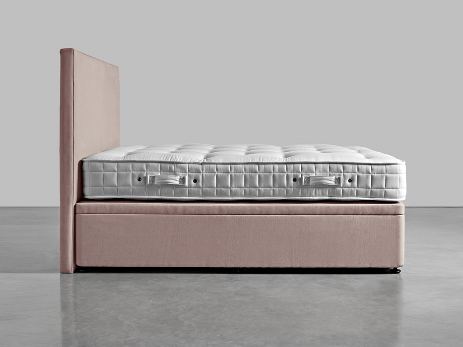 The Scandi Kingsize Headboard - Mallow Linen Cotton Blend