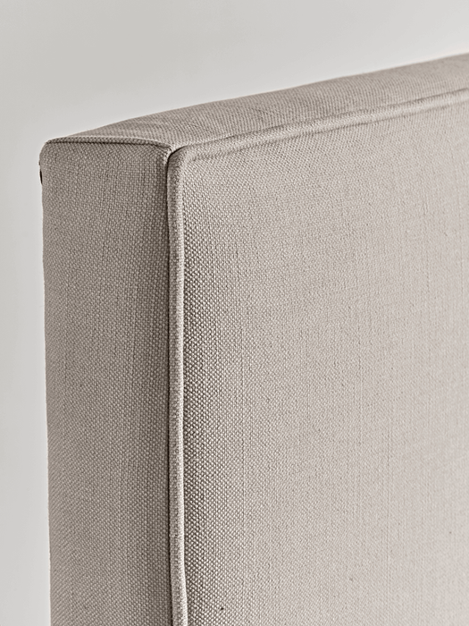 The Scandi Kingsize Headboard - Mallow Linen Cotton Blend