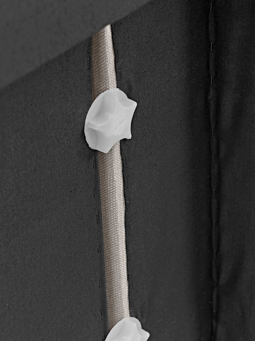 The Scandi Kingsize Headboard - Mallow Linen Cotton Blend