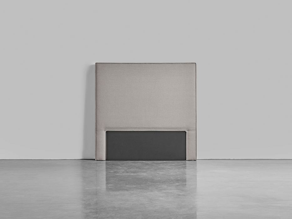 The Scandi Double Headboard - Ash Linen Cotton Blend
