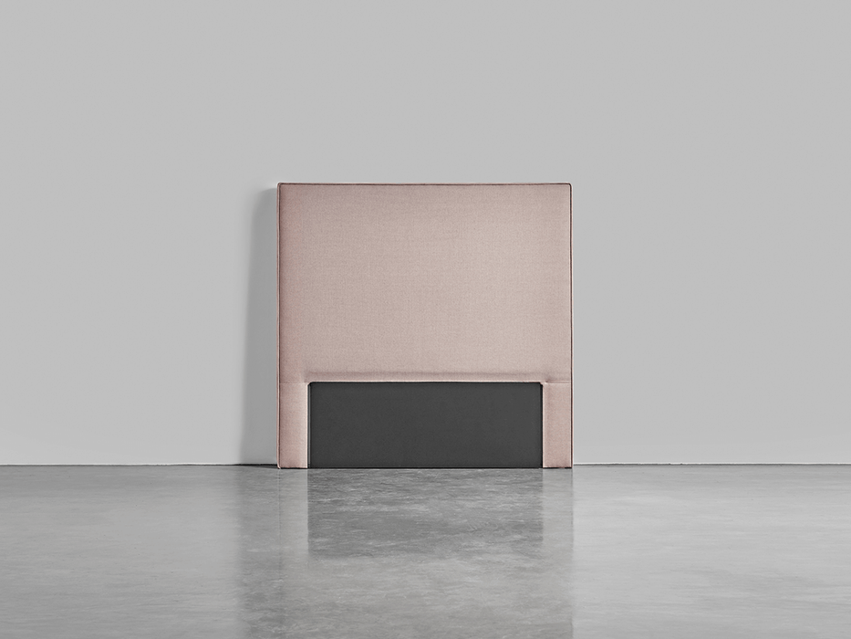 The Scandi Kingsize Headboard - Mallow Linen Cotton Blend