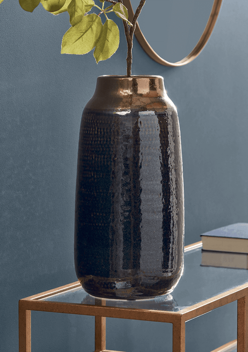 Lustre Glaze Circles Vase
