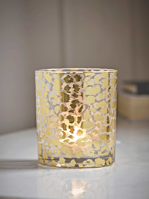 Leopard Print Tealight Holder