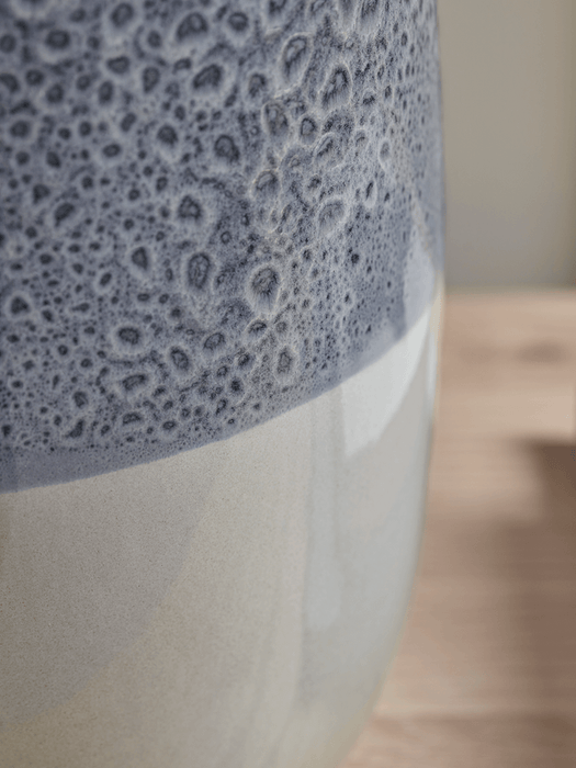 Tall Dipped Blue Vase