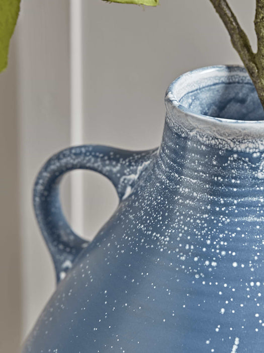 Reactive Glazed Jug - Light Blue