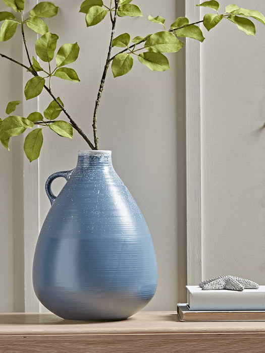 Reactive Glazed Jug - Light Blue