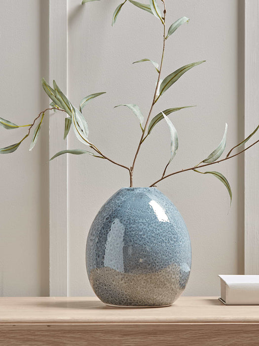 Reactive Glaze Egg Vase