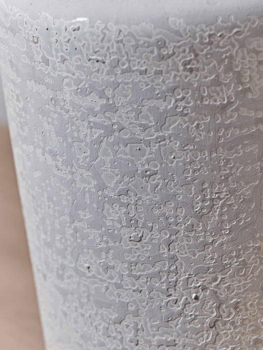 Grid Glazed Bottle Vase
