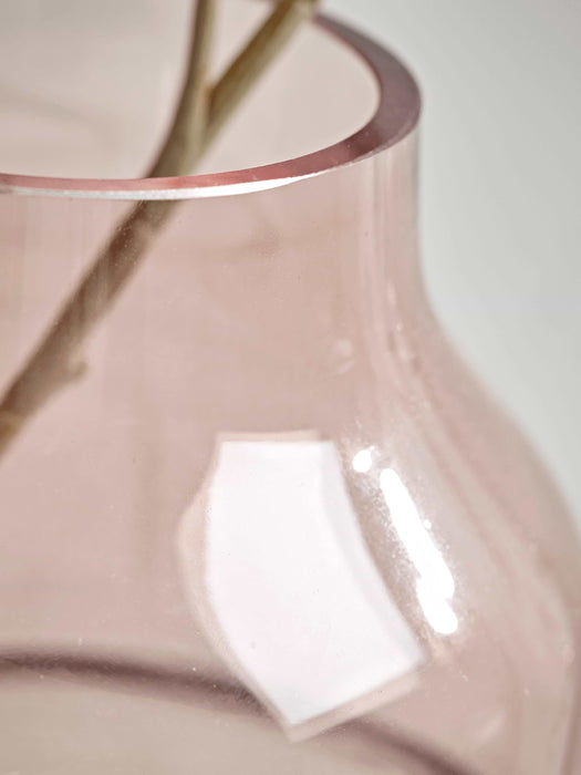 Blush Glass Vase