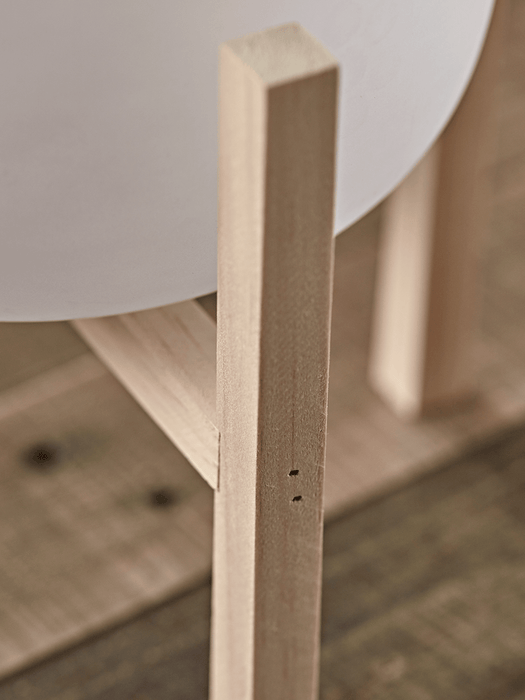 Frosted Standing Vase