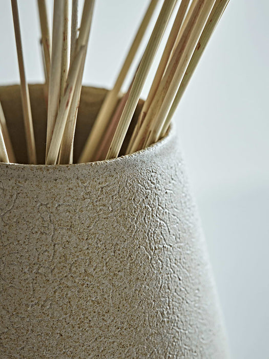 Dipped Speckled Tapered Vase - Grey Top