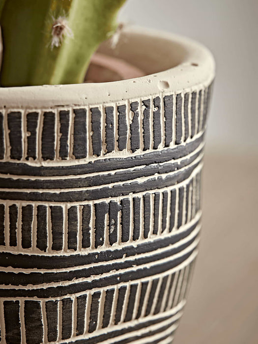 Three Monochrome Planters